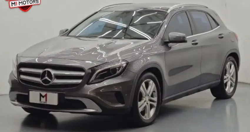MERCEDES-BENZ GLA 200 VISION 1.6 CGI TURBO GASOLINA AUTOMATIZADO - 2015 - CINZA