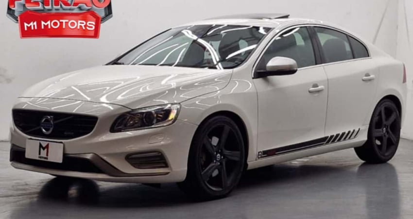 VOLVO S60 T6 R-DESIGN 3.0 AWD GASOLINA AUTOMÁTICO - 2015 - BRANCO