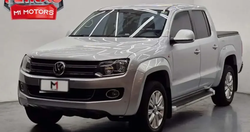 VOLKSWAGEN AMAROK HIGHLINE CD 2.0 4X4 DIESEL AUTOMÁTICO - 2013 - PRATA