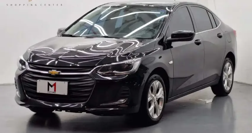 CHEVROLET ONIX PREMIER PLUS 1.0 TURBO FLEX AUTOMÁTICO - 2020 - PRETO