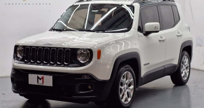 JEEP RENEGADE LONGITUDE 1.8 FLEX AUTOMÁTICO - 2016 - BRANCO