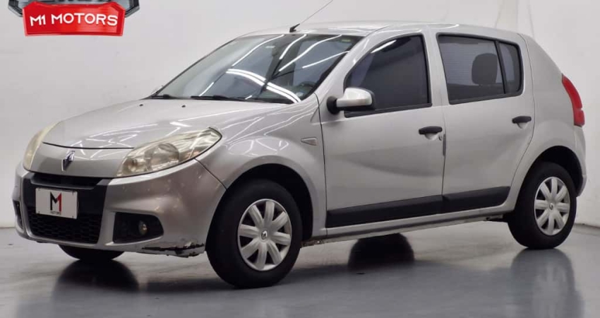 RENAULT SANDERO EXPRESSION 1.0 FLEX MANUAL -2013 - PRATA