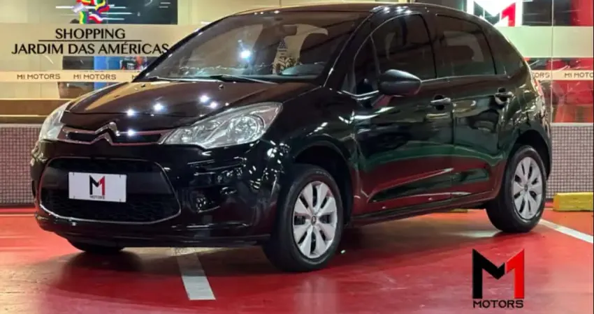 CITROËN C3 ORIGINE 1.5  8V FLEX 4P MANUAL - 2014 - PRETO