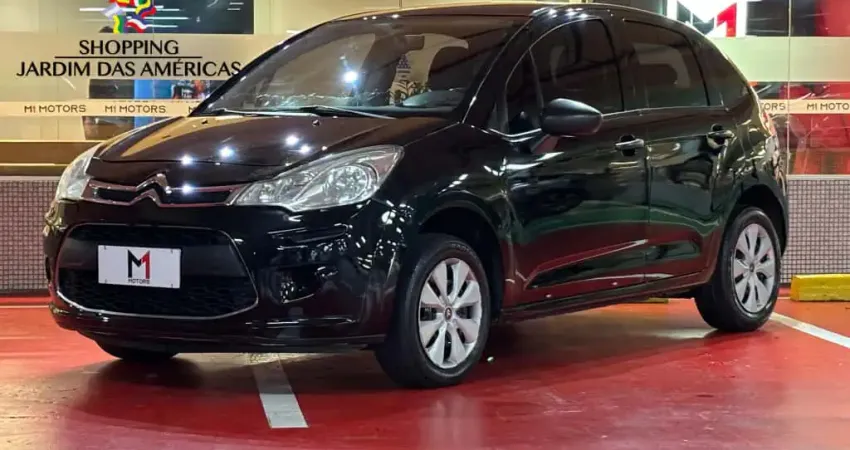 CITROËN C3 ORIGINE 1.5  8V FLEX 4P MANUAL - 2014 - PRETO