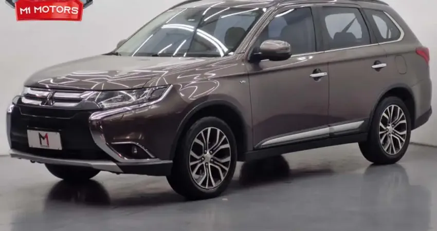 MITSUBISHI OUTLANDER GT 3.0 4X4 GASOLINA AUTOMÁTICO 7 LUGARES - 2016 - MARROM