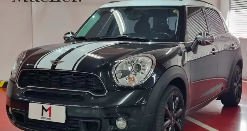 MINI COOPER COUNTRYMAN S 1.6 TURBO GASOLINA AUTOMÁTICO - 2013 - PRETO
