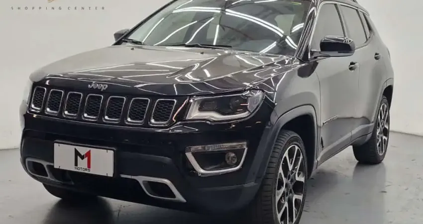 JEEP COMPASS LIMITED 2.0 4X4 DIESEL AUTOMÁTICO - 2018 - PRETO