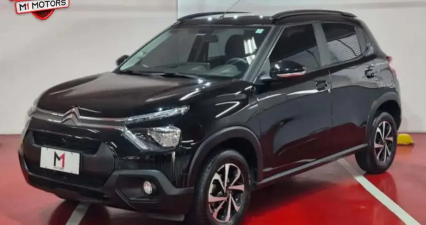 CITROËN C3 FEEL PACK 1.6 FLEX AUTOMÁTICO - 2024 - PRETO
