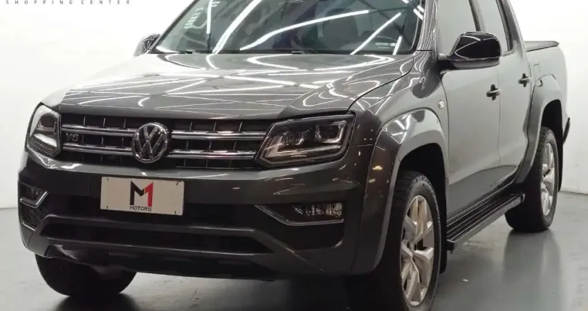 VOLKSWAGEN AMAROK HIGHLINE 3.0 V6 4x4 DIESEL AUTOMÁTICO - 2018 - CINZA