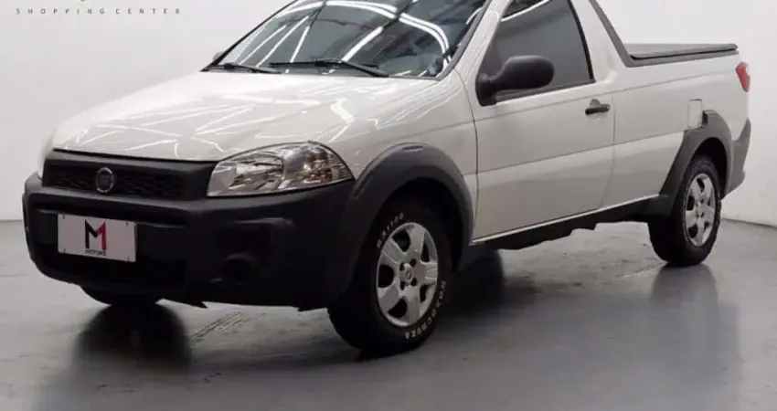 FIAT STRADA HARD WORKING 1.4 CS FLEX 2P MANUAL - 2018 - BRANCO