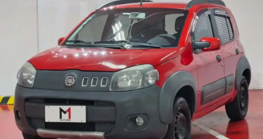 FIAT UNO EVO WAY CELEBRATION 1.0 FLEX MANUAL - 2013 - VERMELHO