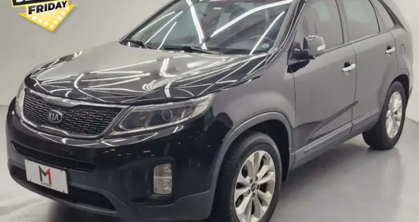 KIA SORENTO EX2 2.4 4X2 GASOLINA AUTOMÁTICO - 2014 - PRETO