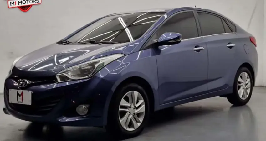 HYUNDAI HB20S 1.6 PREMIUM FLEX AUTOMÁTICO - 2015 - AZUL
