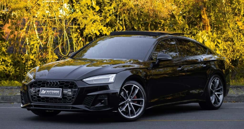 Audi A5 Sportback S-Line 2.0 TFSI S-tronic  - Preta - 2022/2023