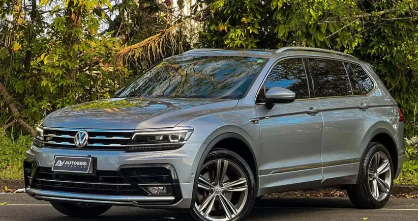 Volkswagen Tiguan Allspac R-Line 350 TSI 2.0 4x4  - Prata - 2020/2021