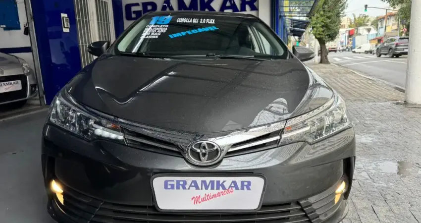 TOYOTA COROLLA GLI 1.8 FLEX AUTOMÁTICO 2019