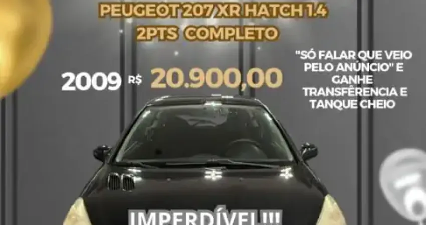 PEUGEOT 207 XR 2PTS 1.4 FLEX 2009