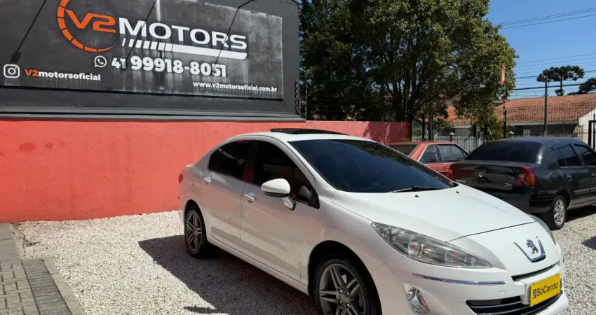PEUGEOT 408 SEDAN GRIFFE 1.6 TURBO COM TETO SOLAR 2014!!! 
