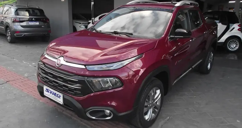 Fiat Toro Volcano 2.4 Automático + Borboleta Flex 2019/2020 Vermelho