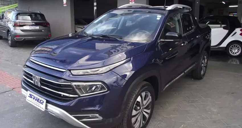 Fiat Toro Volcano 270 Turbo 1.3 Automático + Borboleta Flex 2022/2023 Azul