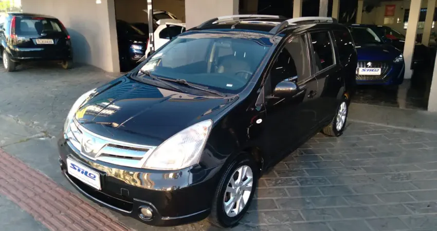 Nissan Grand Livina SL 1.8 Automático 07 Lugares Flex 2012/2013 Preto