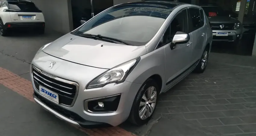 Peugeot 3008 Griffe Turbo THP 1.6 Automático + Teto Panorâmico 2014/2015 Prata
