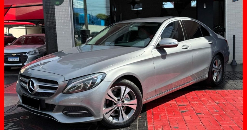 MERCEDES C-180 CGI EXCLUSIVE 1.6 AUT. FLEX TB 2015 COMPLETA FINANCIA 100%