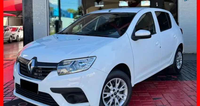 Sandero Zen Flex 1.0 Mec. Completo 2020 Manual e Chave copia Financia 100%