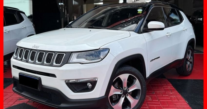 Jeep Compass longitude 2.0 4x2 Flex 2017 Aut. (Manual e chave copia) financia 100%