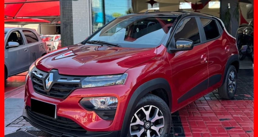 Kwid Intense Pack Biton 1.0 Flex Mec. 2023 Completo (excelente para Uber e 99) Finan. 100%