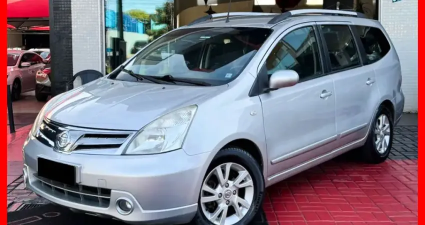 Livina Grand S 1.8 Flex Manual Completo 2014 C/ 07 Lugares Financia 100%
