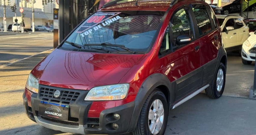 Fiat Idea Adventure 1.8 Flex 5p - Vermelha - 2007/2008