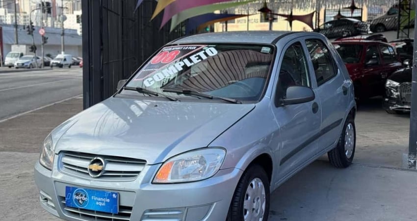 Chevrolet Celta Spirit 1.0 MPFI 8V FlexP. 5p  - Prata - 2007/2008