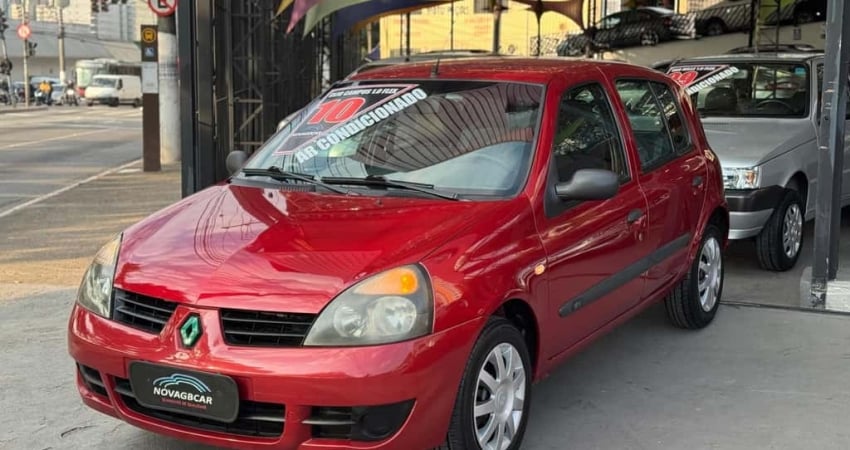 Renault Clio Campus Hi-Flex 1.0 16V 5p  - Vermelha - 2010/2010
