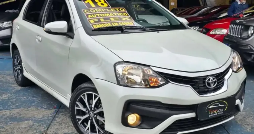 Toyota Etios 2018 1.5 platinum 16v flex 4p automático