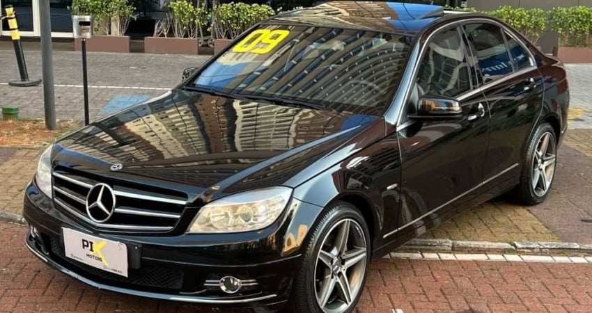 Mercedes-benz C 200 k 2009 1.8 avantgarde kompressor gasolina 4p automático