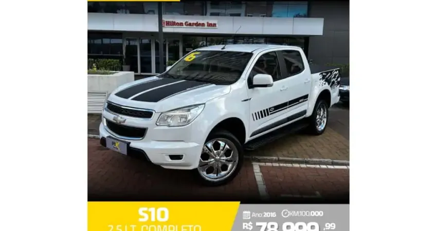 Chevrolet S10 2016 2.5 lt 4x2 cd 16v flex 4p manual