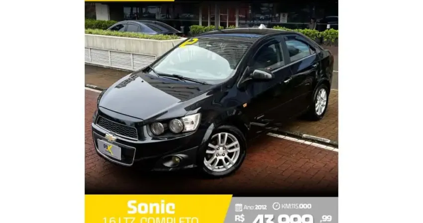 Chevrolet Sonic 2012 1.6 ltz 16v flex 4p automático