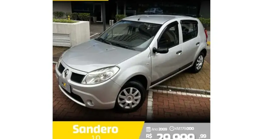 Renault Sandero 2009 1.0 expression 16v flex 4p manual