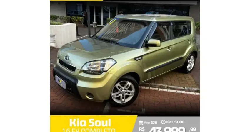 Kia Soul 2011 1.6 ex 16v flex 4p manual