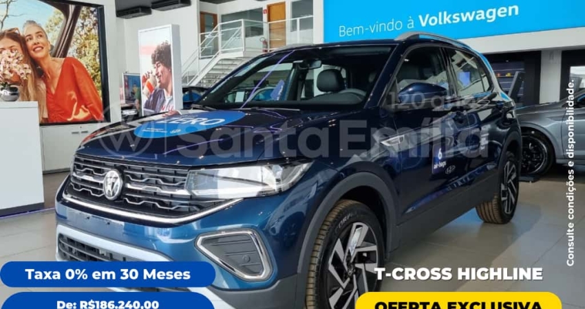 VOLKSWAGEN T-CROSS 1.4 TSI HIGHLINE 250 16V 4P
