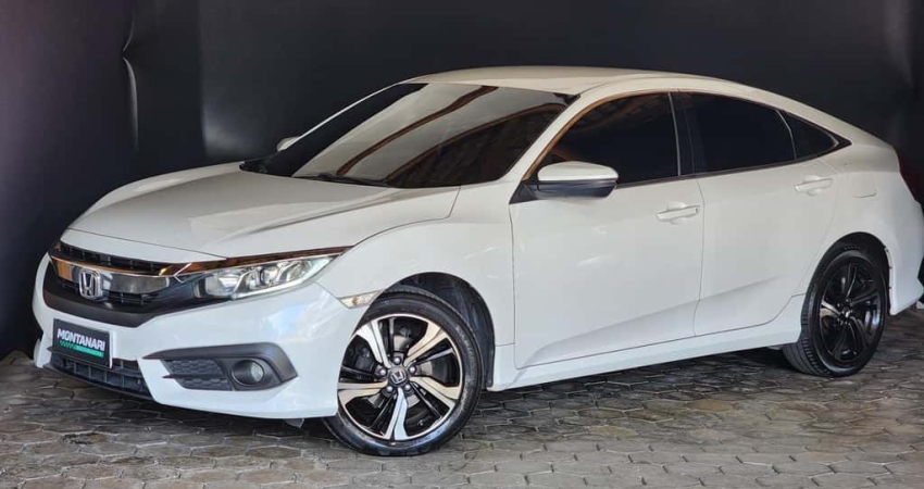 Honda Civic Sedan EXL 2.0 Flex 16V Aut.4p  - Branca - 2016/2017