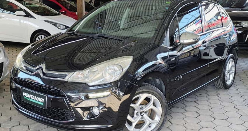 Citroën C3 Excl. 1.6 VTi Flex Start 16V 5p Aut.  - Preta - 2013/2013