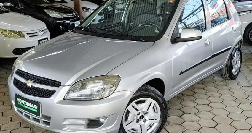 Chevrolet Celta Spirit/ LT 1.0 MPFI 8V FlexP. 5p  - Prata - 2013/2013