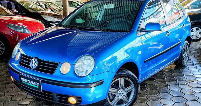 Volkswagen Polo 1.6 Mi 8V 5p  - Azul - 2002/2003