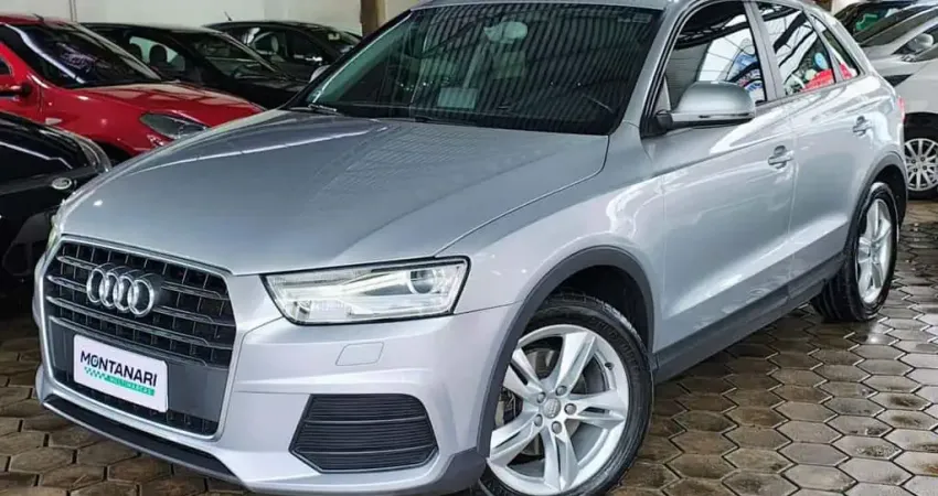 Audi Q3 1.4 TFSI/TFSI Flex S-tronic 5p  - Prata - 2015/2016