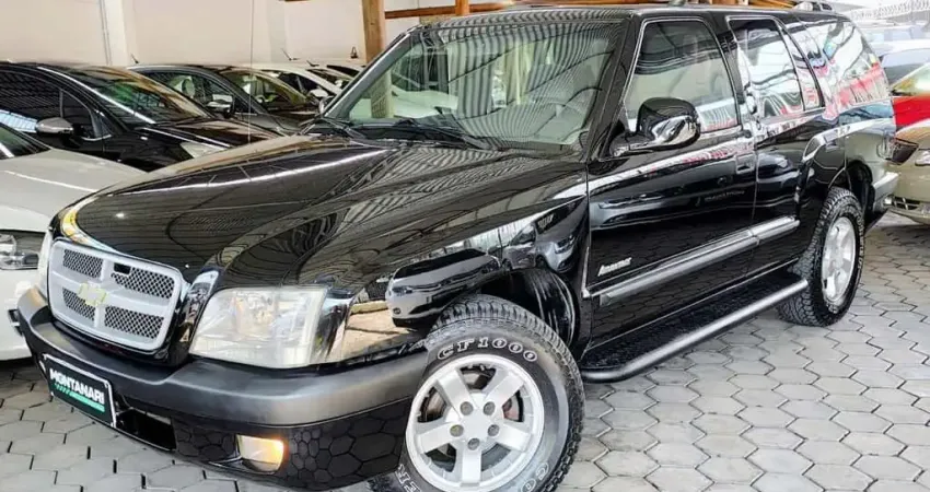 Chevrolet S-10 Blazer Advant. 2.4/2.4 MPFI F.Power  - Preta - 2008/2008