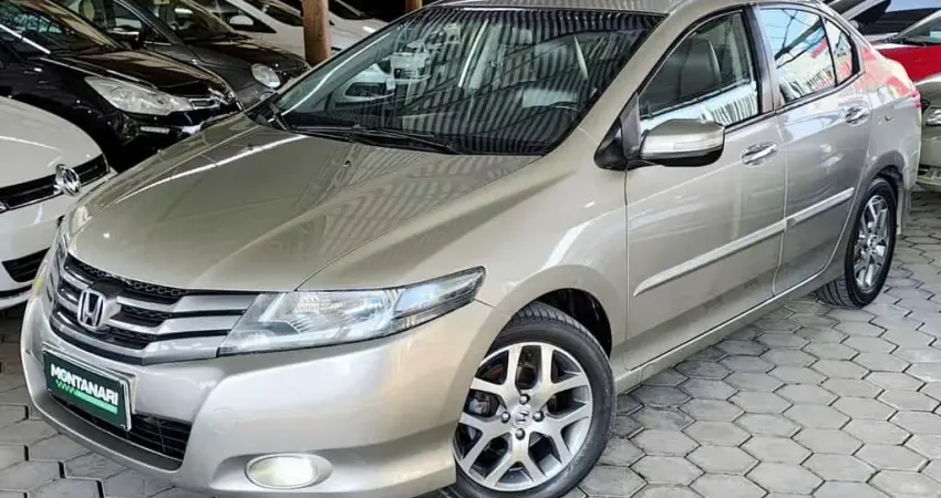 Honda City EX 1.5 Flex 16V 4p Aut.  - Dourada - 2010/2010
