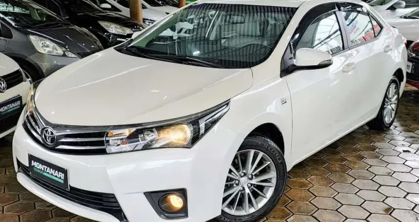 Toyota Corolla XEi 2.0 Flex 16V Aut.  - Branca - 2014/2015