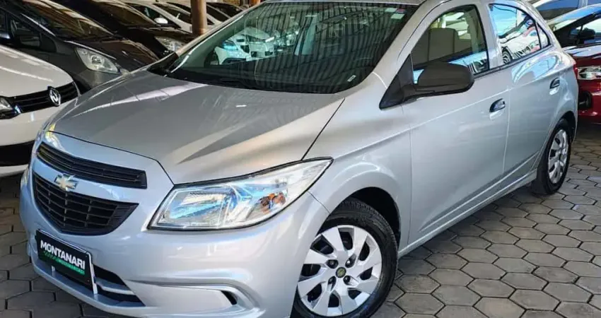 Chevrolet Onix HATCH Joy 1.0 8V Flex 5p Mec.  - Prata - 2018/2018